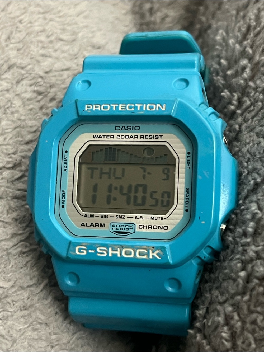 Casio G-Shock Turquoise Blue Digital Watch